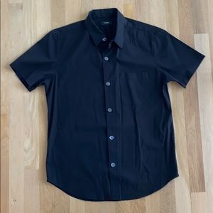 Theory Men’s shortsleeved button down MEDIUM